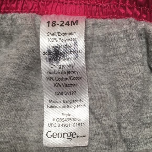 18-24m (4/$20) Pink Splash Pants by George - Picture 9 of 15